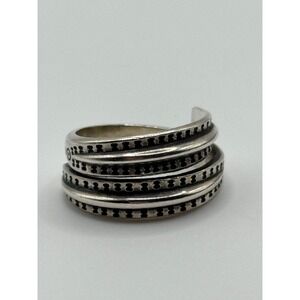 Vintage David Andersen Sterling Silver Saga Adjustable Norway Scandinavian Ring